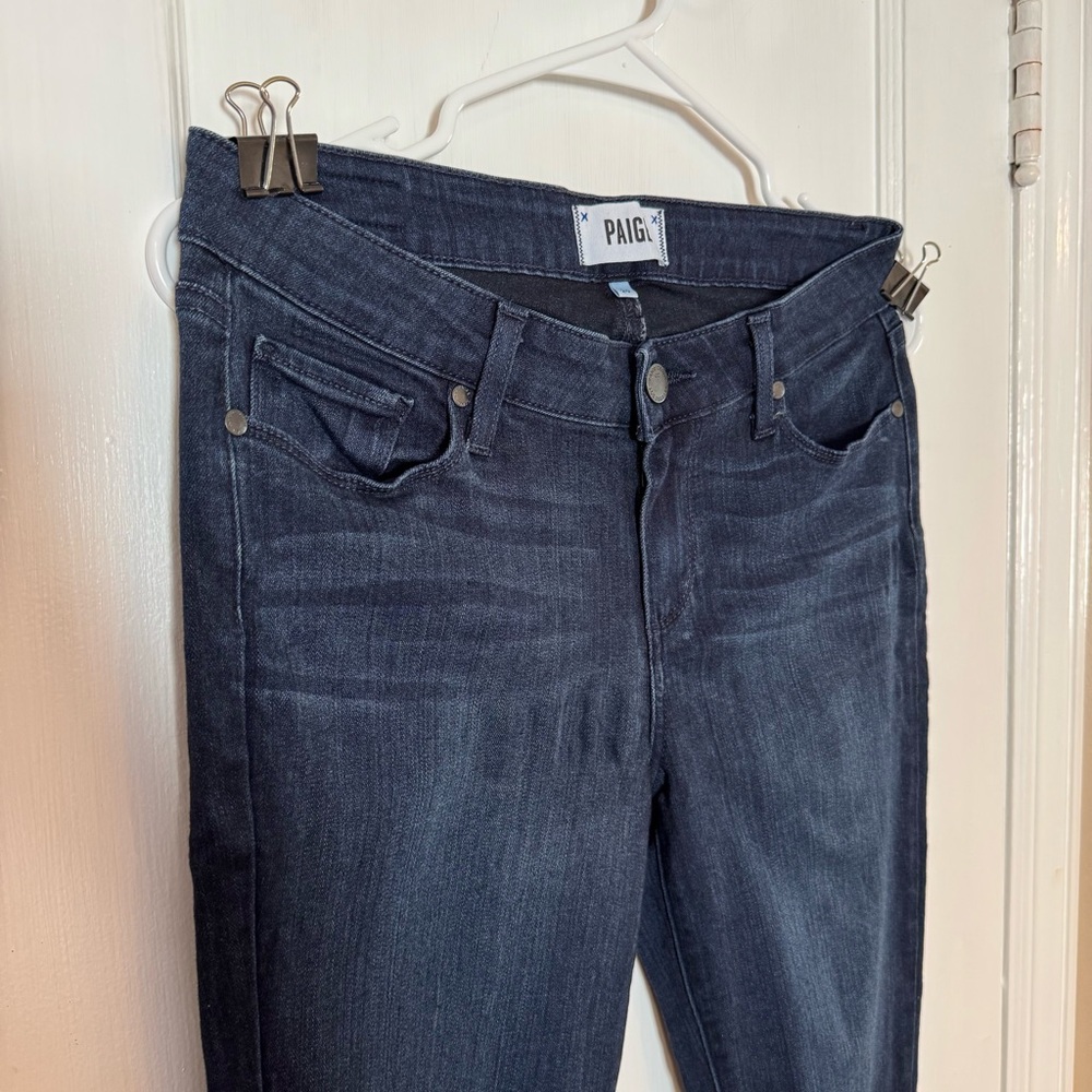 PAIGE Women's Deep Indigo Skinny Jeans